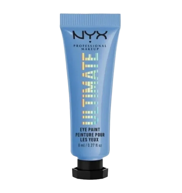 NYX Eye Paint Ultimate in 04 Fly The Flag featuring a highly pigmented cream eyeshadow in a squeeze tube with a smooth, blendable texture for even application.