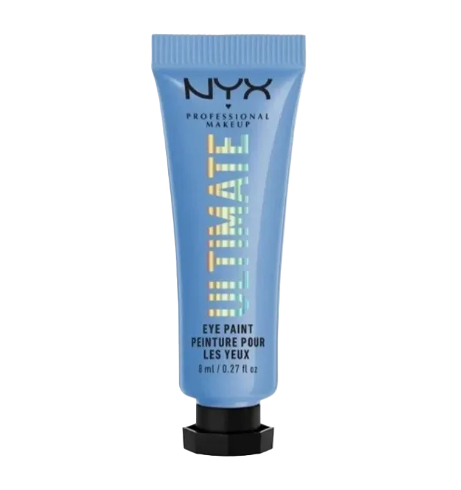NYX Eye Paint Ultimate in 04 Fly The Flag featuring a highly pigmented cream eyeshadow in a squeeze tube with a smooth, blendable texture for even application.