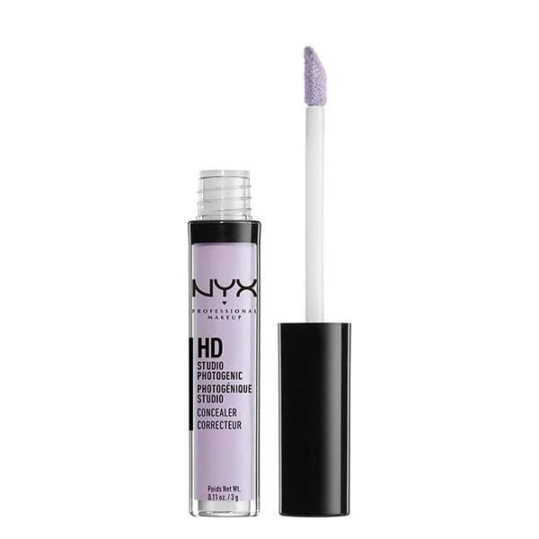 NYX HD Studio Photogenic Concealer in shade 11 Lavender formulated to help brighten dull skin and neutralize yellow undertones.