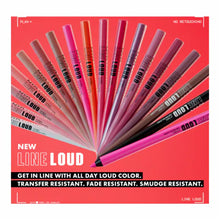 NYX Professional Makeup Line Loud Lip Pencil 11 Rebel Red for defined lips with a smooth, creamy finish.