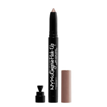 NYX Lingerie Push Up Long Lasting Lipstick in shade 09 Corset displayed in its signature pencil packaging with a creamy lipstick formula.