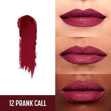 NYX Powder Puff Lip Cream 12 Prank Call featuring a cushion applicator and smooth, velvety color.