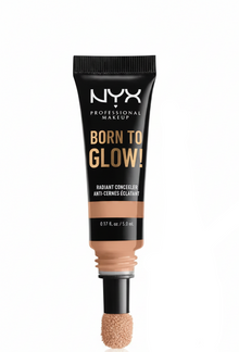 NYX Professional Makeup Born To Glow Concealer in shade 10.3 Neutral Buff with lightweight, buildable coverage and a radiant finish.