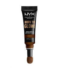 NYX Professional Makeup Born To Glow Concealer in shade 22.3 Walnut with a lightweight, buildable formula and a naturally radiant finish.