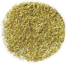 NYX Professional Makeup Face And Body Glitter Brilliants in shade 05 Gold displayed in its signature jar packaging with sparkling loose cosmetic glitter.