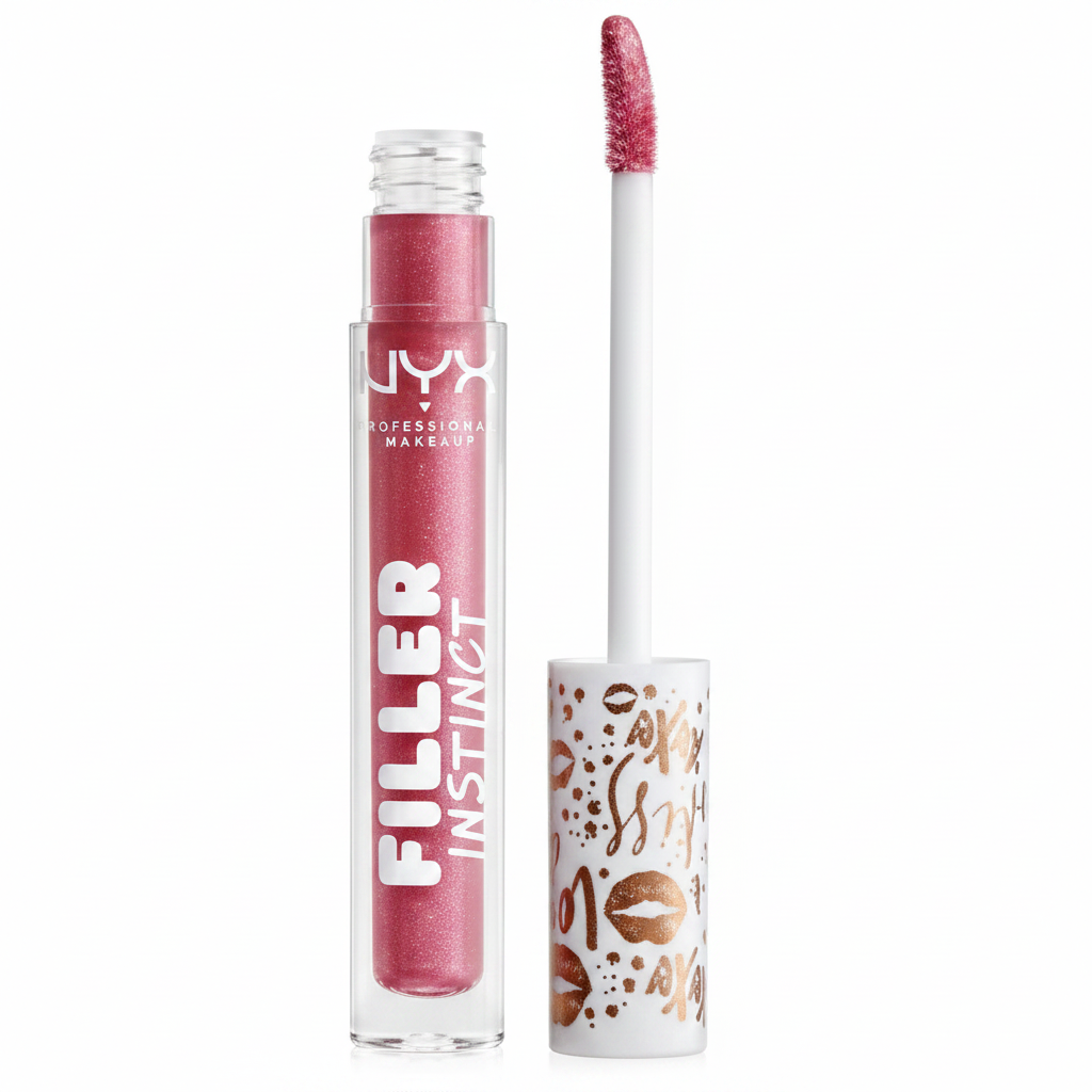 NYX Professional Makeup Filler Instinct Plumping Lip Polish in shade 06 Major Mouthage with a plumping formula and a high-shine glossy finish.