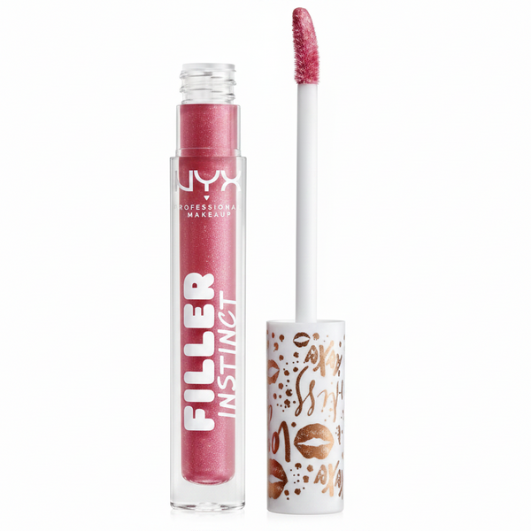 NYX Professional Makeup Filler Instinct Plumping Lip Polish in shade 06 Major Mouthage with a plumping formula and a high-shine glossy finish.