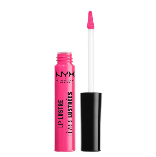 NYX Professional Makeup Glossy Lip Tint in shade 06 Euphoric displayed in its tube, featuring a lightweight lip tint with a glossy finish.