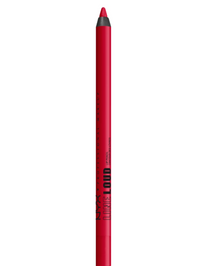 NYX Professional Makeup Line Loud Lip Pencil in shade 11 Rebel Red with a creamy, long-lasting formula and bold red color.