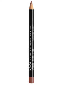 NYX Professional Makeup Lip Pencil in shade 809 Mahogany displayed as a lip pencil, featuring a richly pigmented formula for precise lip definition.