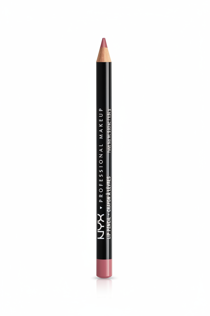 NYX Professional Makeup Lip Pencil in shade 812 Plum displayed as a lip pencil, featuring a richly pigmented formula for precise lip definition.