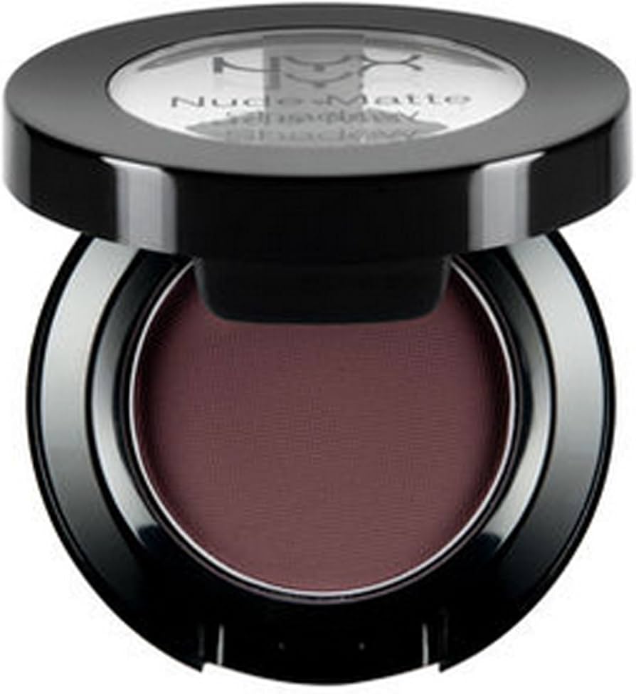 NYX Professional Makeup Matte Eye Shadow in 15 Skinny Dip featuring a single matte powder eyeshadow with a smooth texture for effortless blending and buildable color.