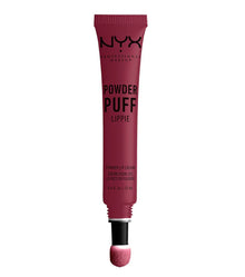 NYX Professional Makeup Powder Puff Lip Cream in shade 12 Prank Call with a lightweight formula and soft matte finish.