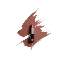 Swatch of NYX Professional Makeup Shout Loud Satin Lipstick in shade 02 Cali showcasing its rich pigmentation, smooth texture, and creamy satin finish.