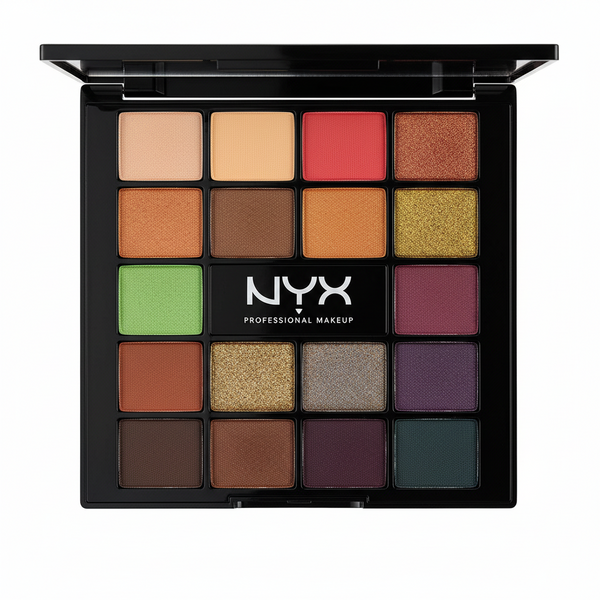 NYX Professional Makeup Ultimate Shadow Palette Ultimate Utopia featuring a versatile collection of richly pigmented eyeshadows in a sleek compact palette.