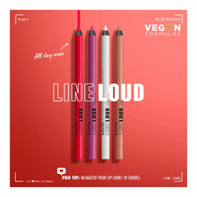 NYX Professional Makeup Line Loud Lip Pencil in 11 Rebel Red delivering bold pigment with comfortable long-lasting wear.