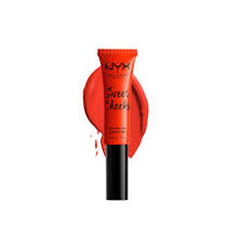 NYX Sweet Cheeks Soft Cheek Tint in 04 Almost Famous highlighting its lightweight, creamy liquid texture and buildable formula for seamless cheek color.