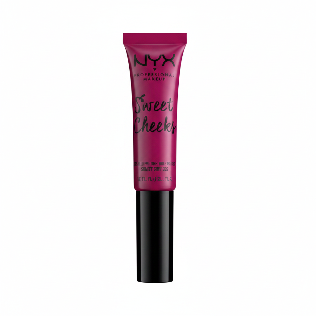 NYX Sweet Cheeks Soft Cheek Tint in 05 Showgirl featuring a lightweight liquid blush with a blendable formula for a fresh, natural-looking flush.