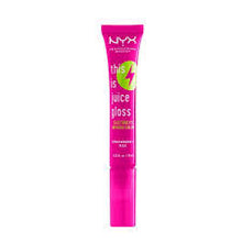 NYX This Is Juice Gloss Electrolyte Infused Color in shade 03 Strawberry Flex with a hydrating formula and a high-shine glossy finish.