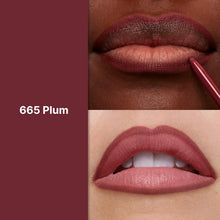 Revlon ColorStay Lip Liner 665 Plum enriched with Vitamin E and Aloe for smooth, smudge-resistant wear.