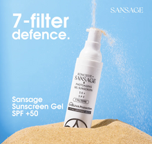 SansageLab Photoaging Sunscreen Gel SPF 50+ for daily protection from UV exposure